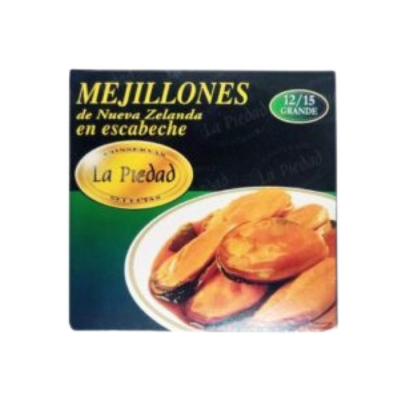 Mejillones Escabeche Conservas La Piedad 12/15