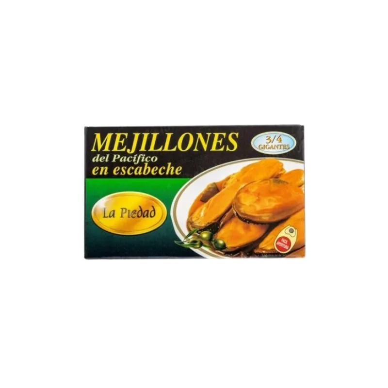 Mejillon escabeche La Piedad 3/4