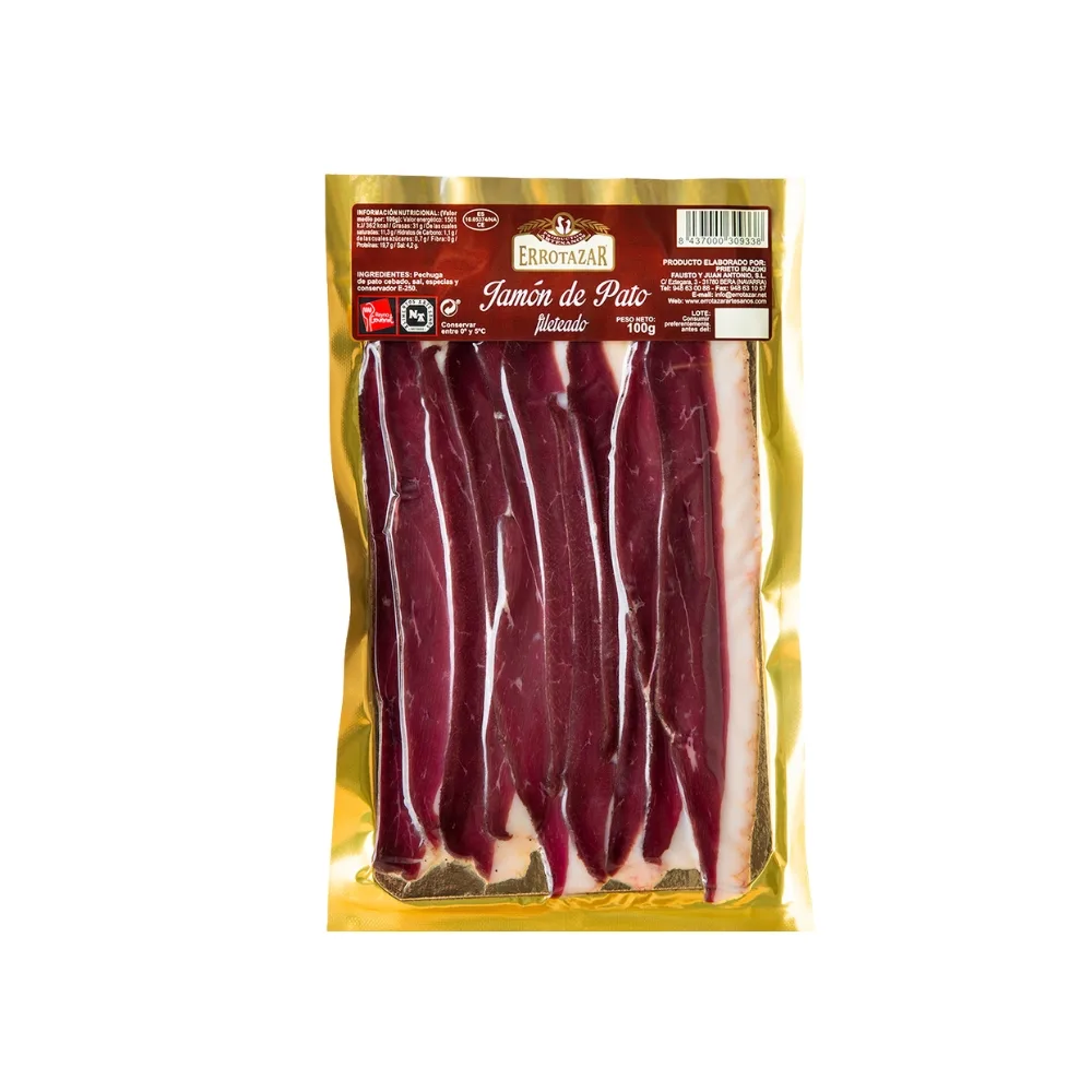 Jamón de Pato Loncheado ERROTAZAR 100gr