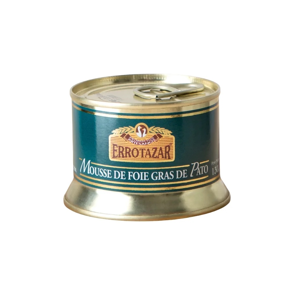 Mousse De Foie-Gras de Pato ERROTAZAR lata 130gr