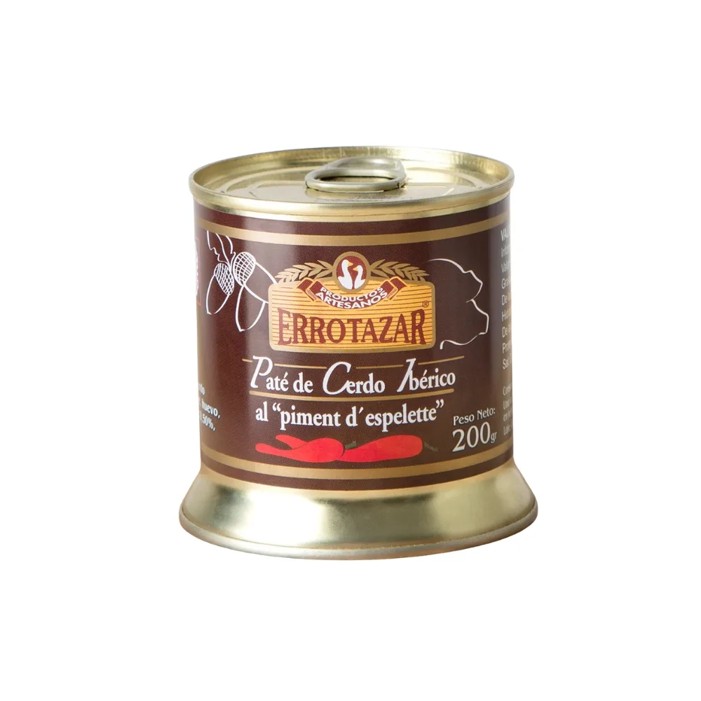 Pate De Cerdo Ibérico ERROTAZAR  lata 200gr