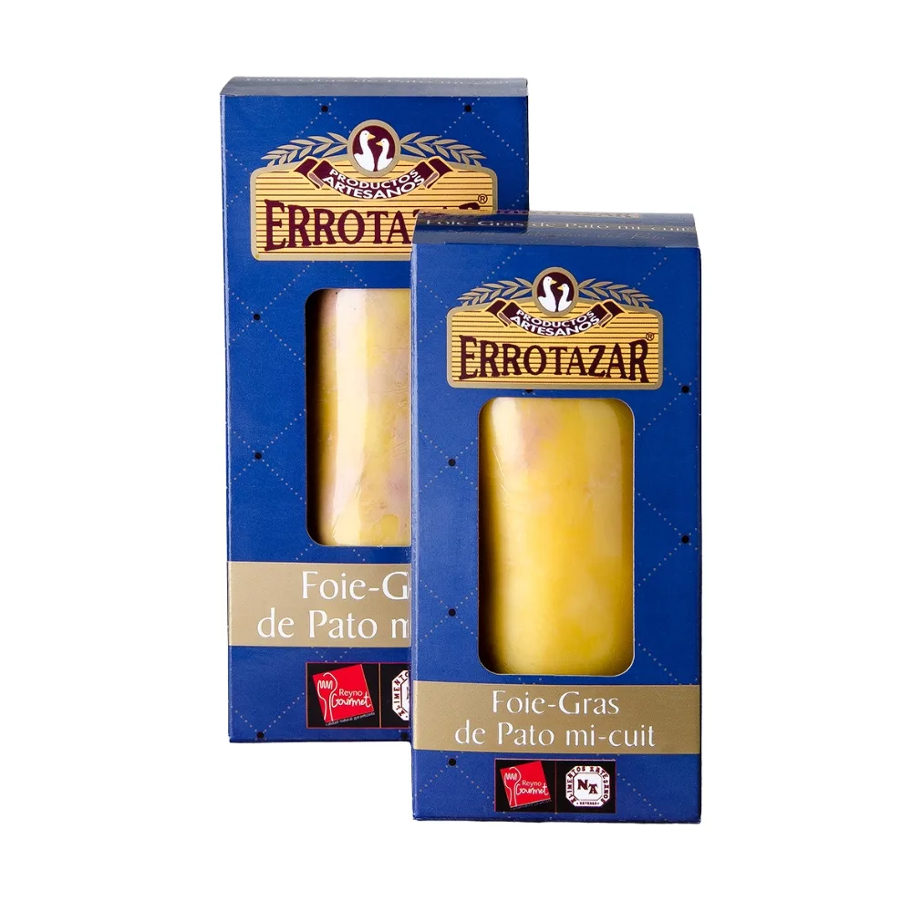 Foie-Gras de Pato Entero Mi-Cuit ERROTAZAR estuche 300gr