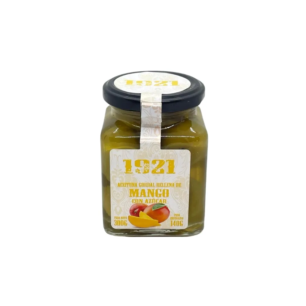 Aceitunas Gordales Rellenas de Mango 1921 140gr