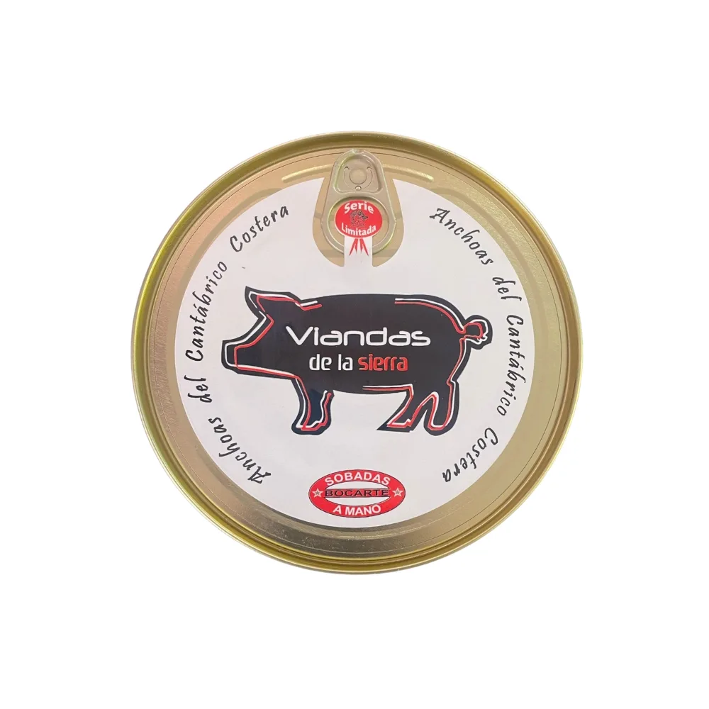 Anchoas del Cantábrico »00» Premium Viandas de la Sierra 10-12 Filetes