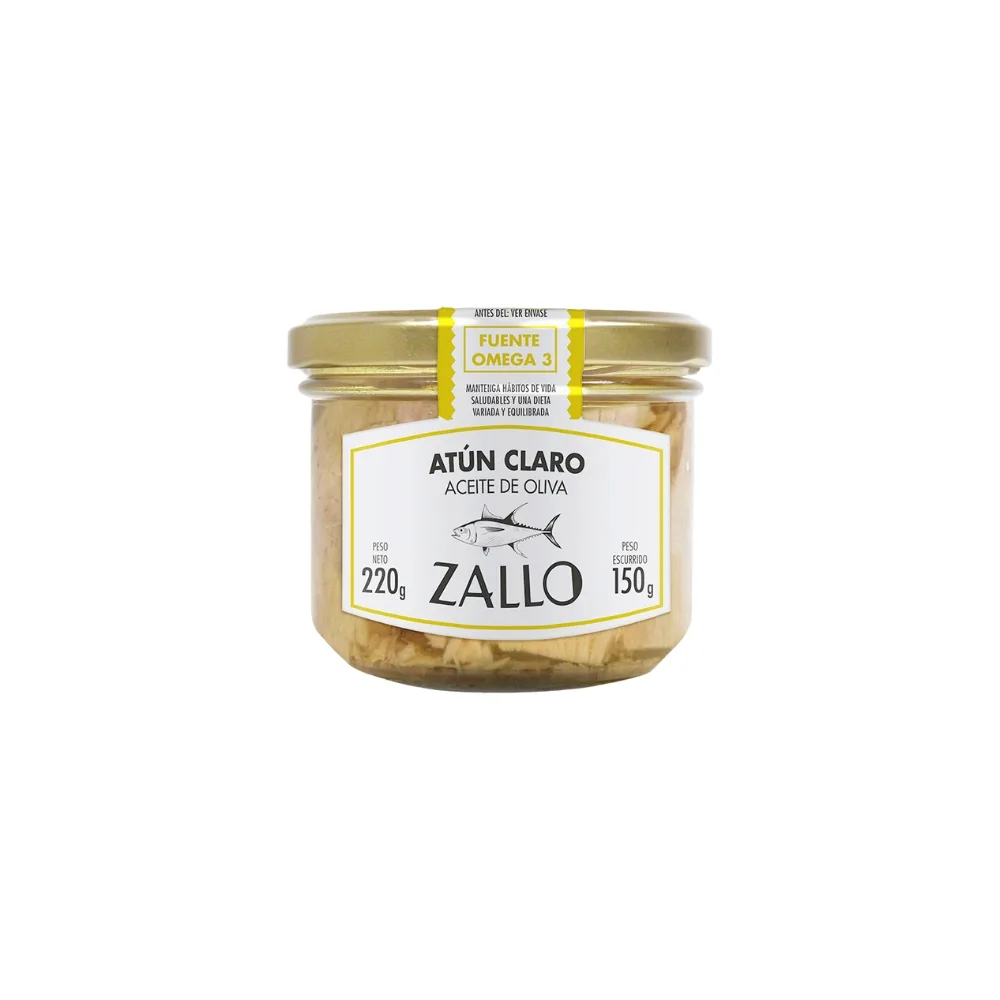 Atun Claro en Aceite de Oliva Zallo 220gr