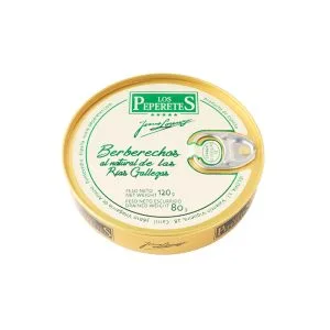 Berberechos al Natural Los Peperetes 120gr