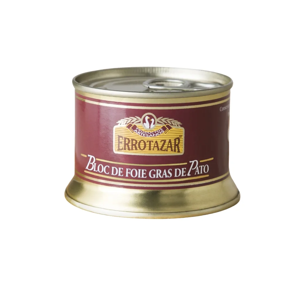 Bloc de Foie-Gras de Pato ERROTAZAR lata 130gr