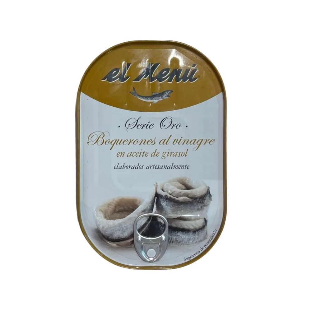 Boquerones en Vinagre El Menú Serie Oro 125gr