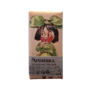 Chocolate Puro con Café Apisierra 115gr