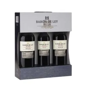 Estuche 2 Vino Tinto Baron de Ley Reserva 75cl + Vino Baron de Ley Reserva 50cl