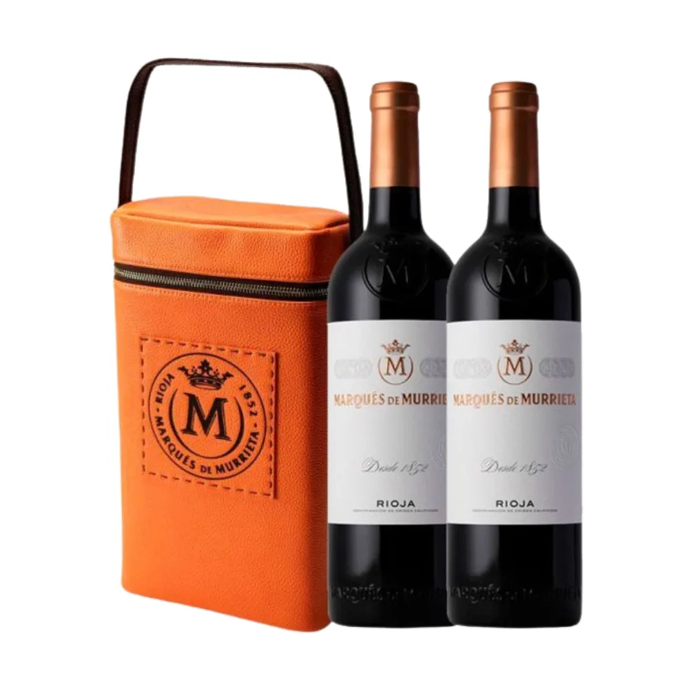 Estuche Cremallera Vino Marques de Murrieta 2 Botellas 75cl