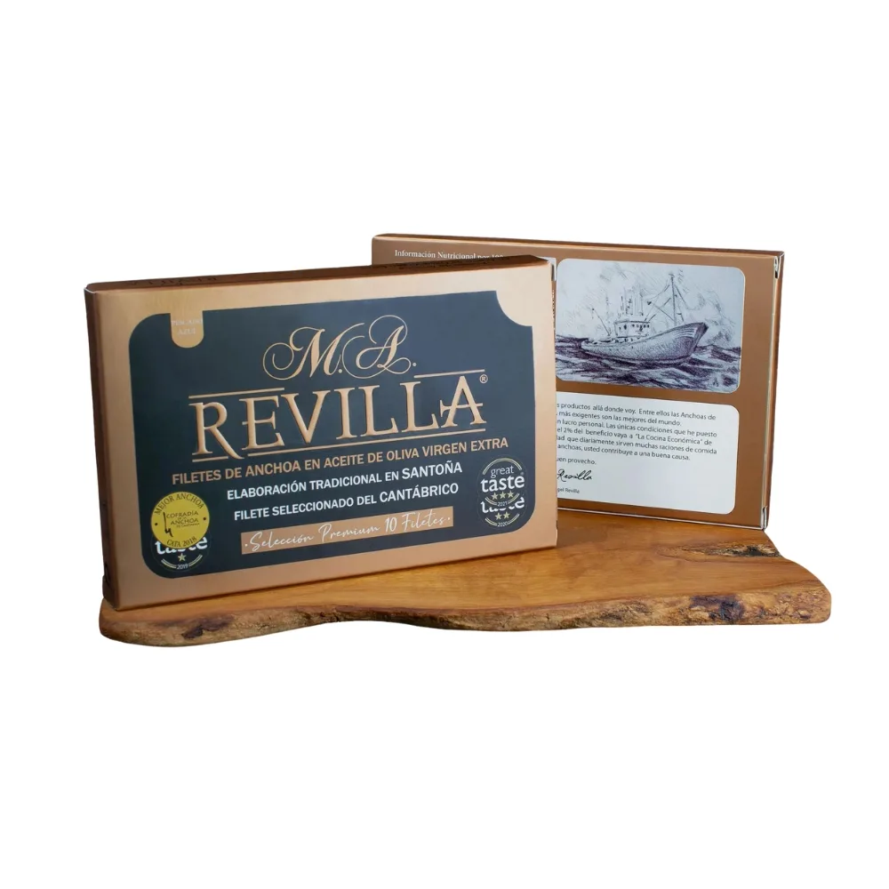 Filetes de Anchoa Edición Premium M.A. Revilla 10 lomos