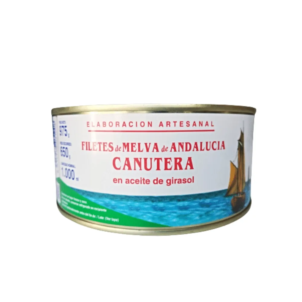 Filetes de Melva Canutera en Aceite de Girasol La Tarifeña 1000gr