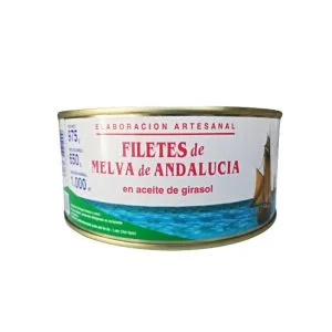 Filetes de Melva en Aceite de Girasol La Tarifeña 1000gr