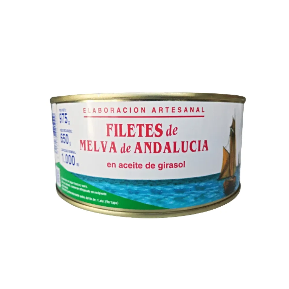 Filetes de Melva en Aceite de Girasol La Tarifeña 1000gr