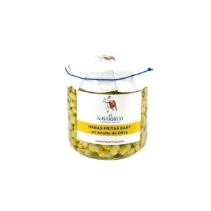 Habitas Baby Fritas en Aceite de Oliva El Navarrico
