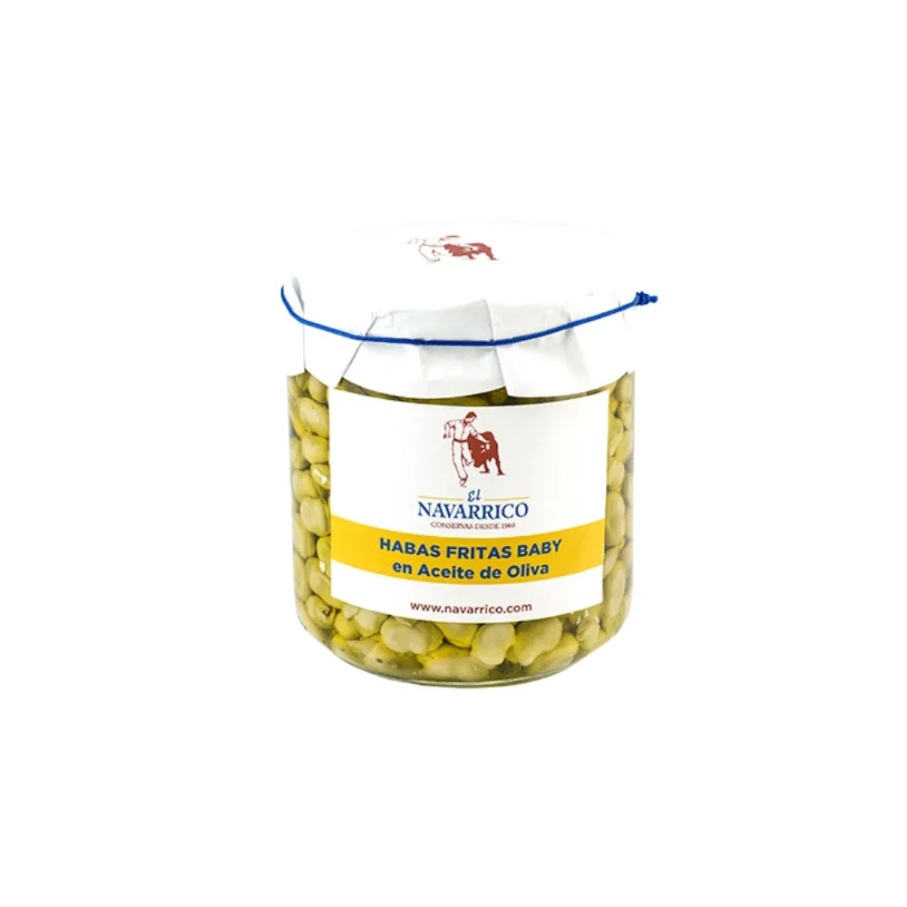 Habitas Baby Fritas en Aceite de Oliva El Navarrico