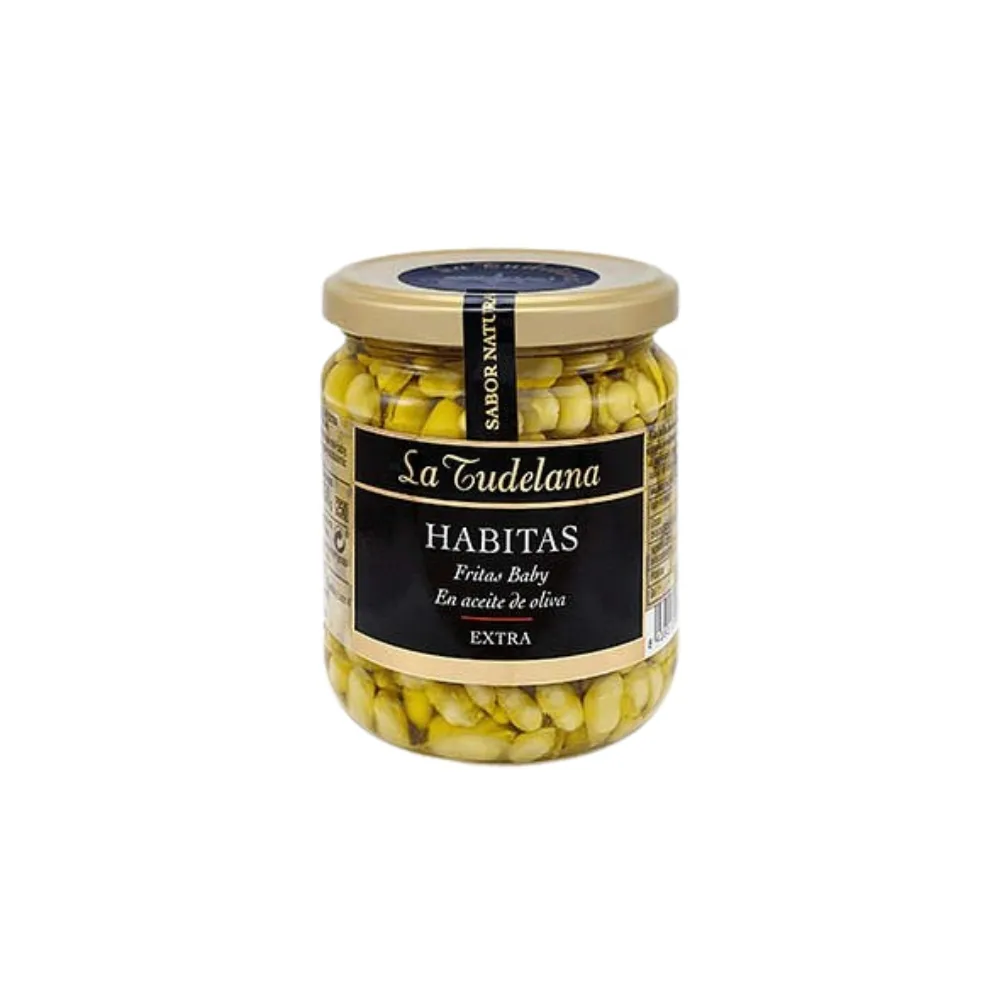 Habitas Baby Fritas en Aceite de Oliva La Tudelana