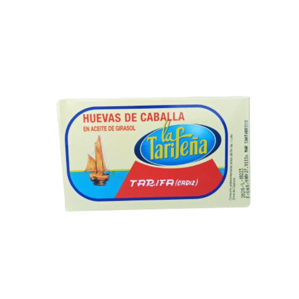 Huevas de Caballa en Aceite de Girasol La Tarifeña 125gr