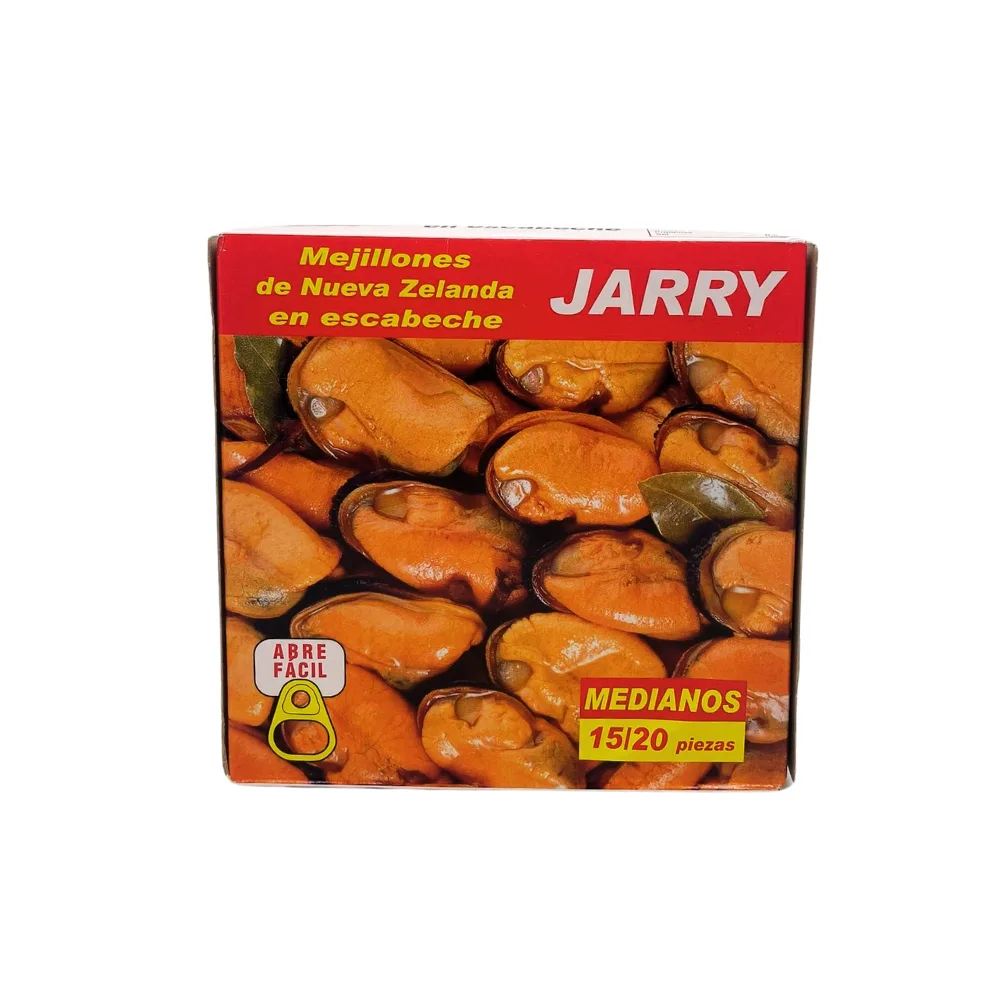 Mejillones en Escabeche Jarry 15/20 Medianos