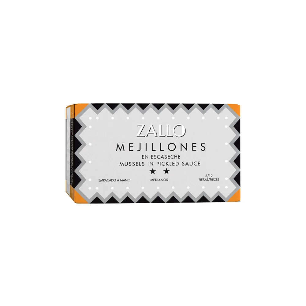 Mejillones en Escabeche Zallo 8/12uds