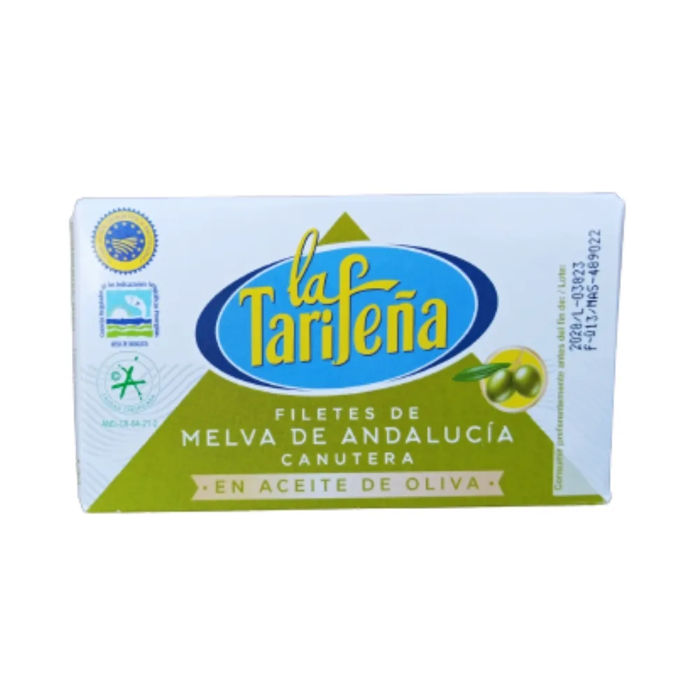 Filetes de Melva Canutera en Aceite de Oliva La Tarifeña 125gr