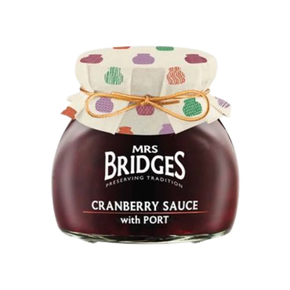 Mermelada Mrs Bridges Cranberry Sauce with Port 340gr