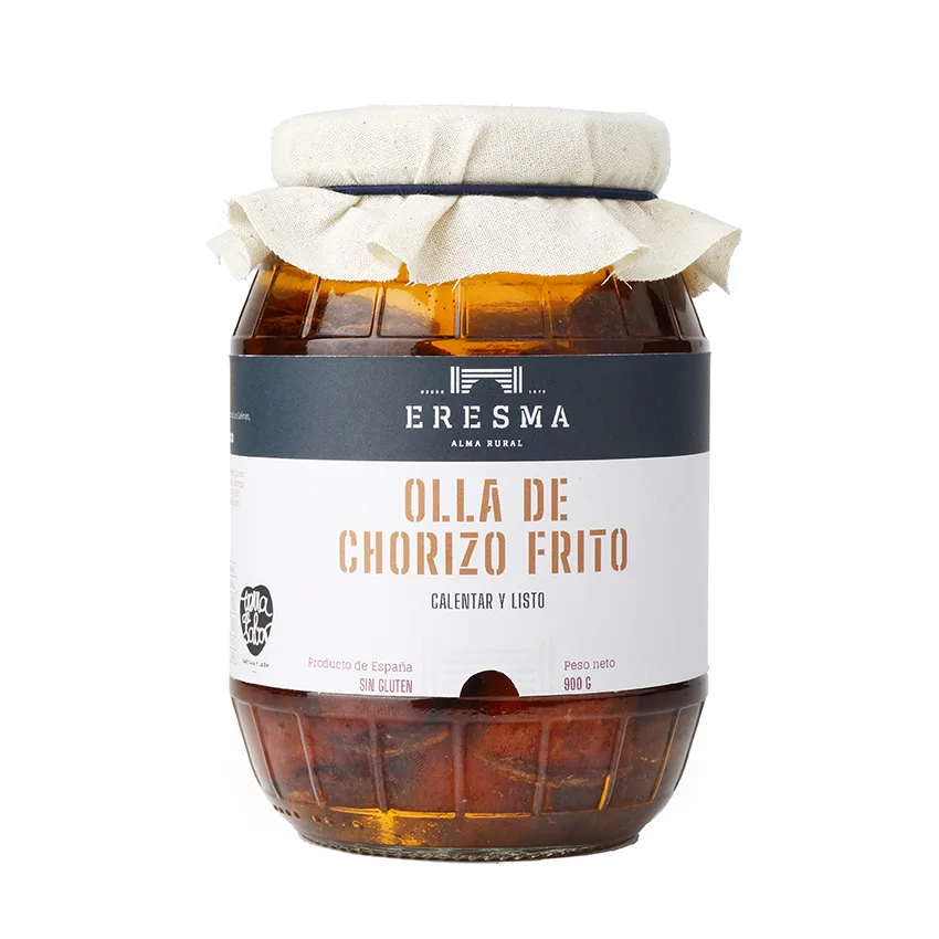 Olla de Chorizo Frito Alto Oleico  900gr ERESMA