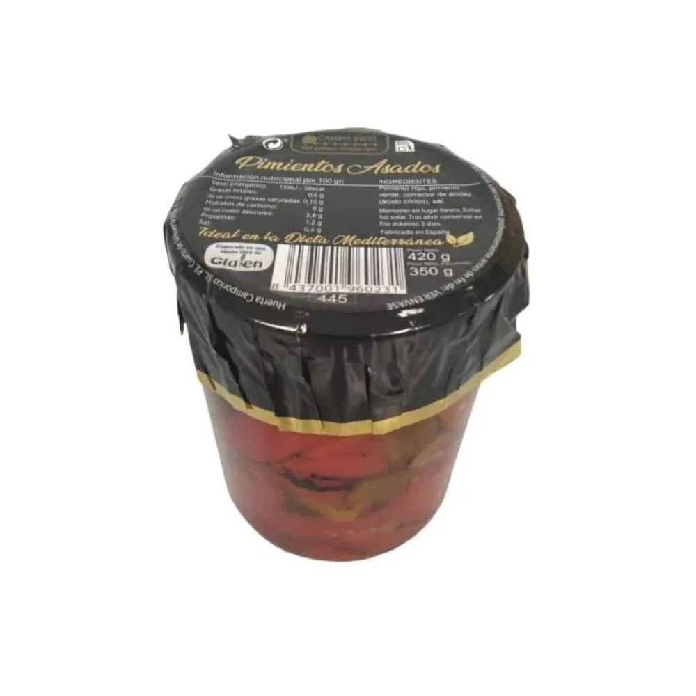 Pimientos Asados Huerta Campo Rico 435gr