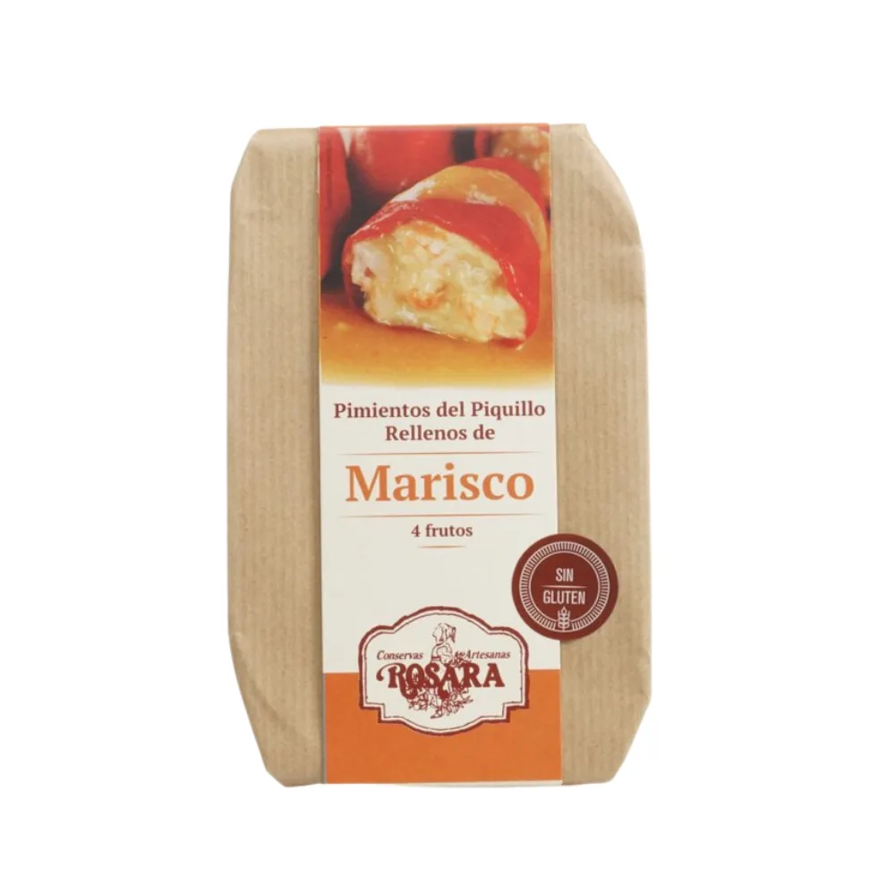 Pimientos del Piquillo Rellenos de Marisco Rosara