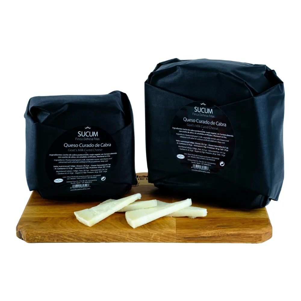 QUESO DE CABRA CURADO SUCUM PIEZA DE 500gr