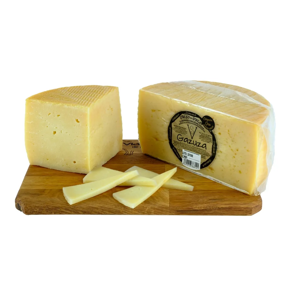 QUESO OVEJA AÑEJO GAZUZA ETIQUETA ORO
