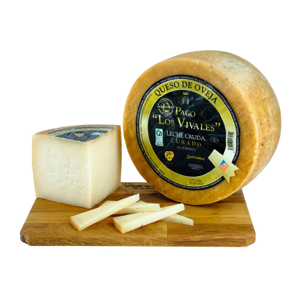 QUESO OVEJA PAGO DE LOS VIVALES CURADO (NEGRO )
