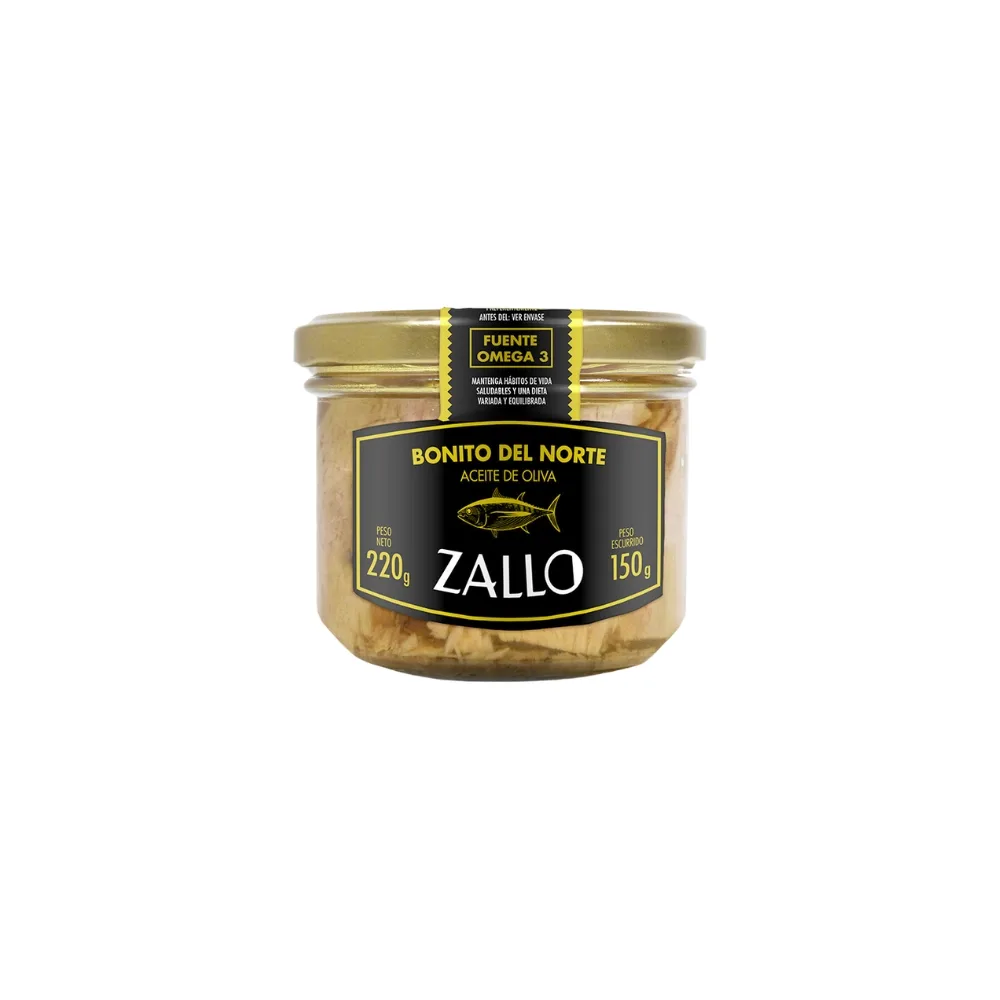 Tarro de Bonito del Norte en Aceite de Oliva Zallo 220gr