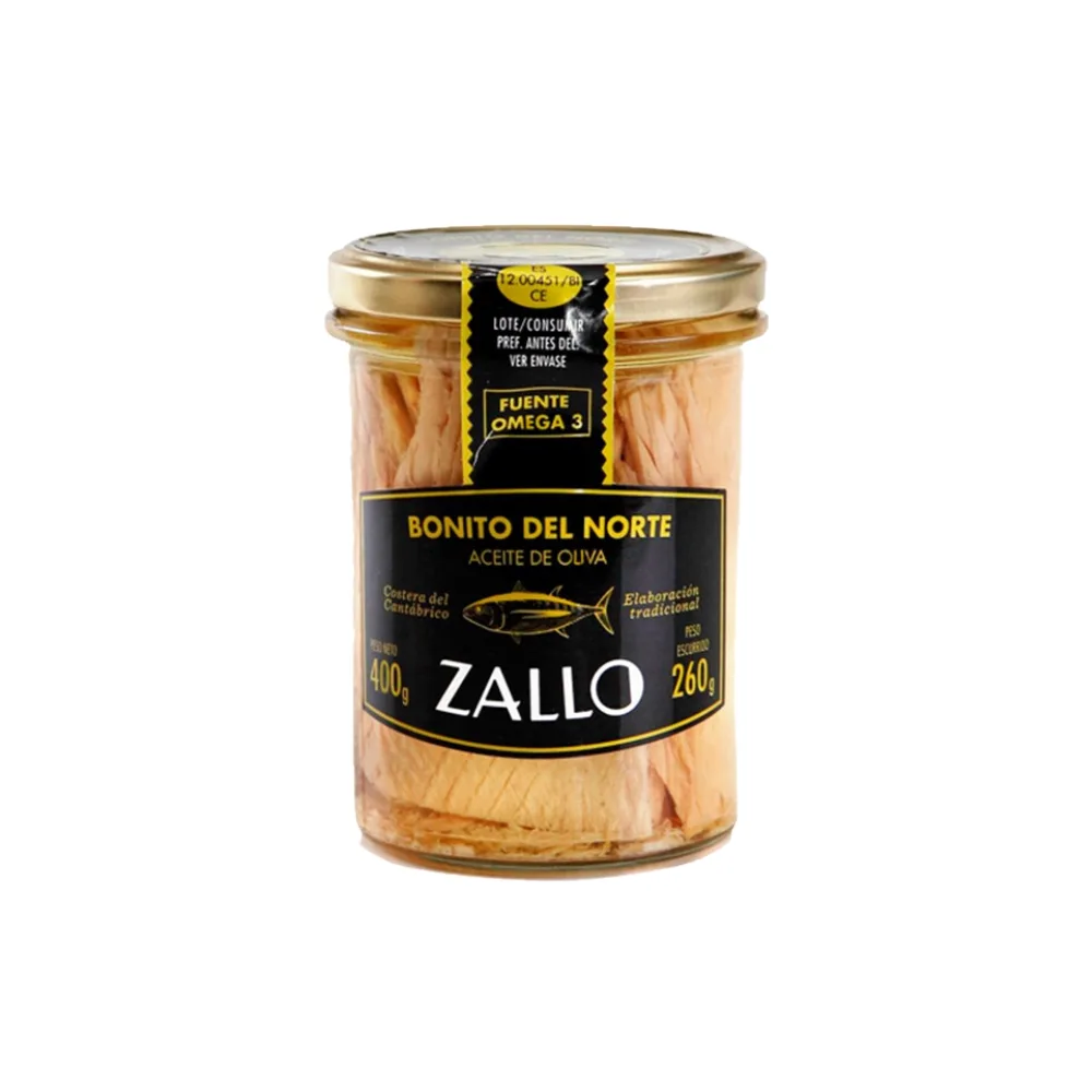 Tarro de Bonito del Norte en Aceite de Oliva Zallo 400gr