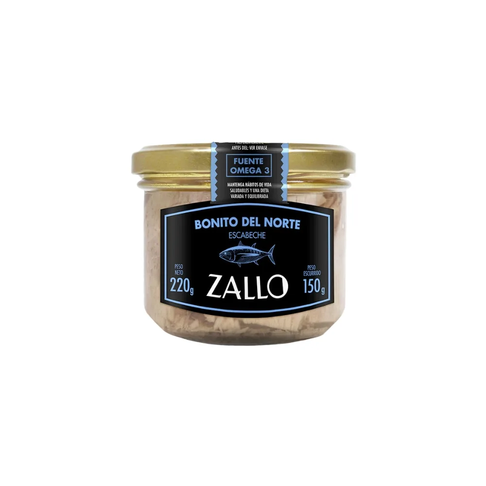 Tarro de Bonito del Norte en Escabeche Zallo 220gr