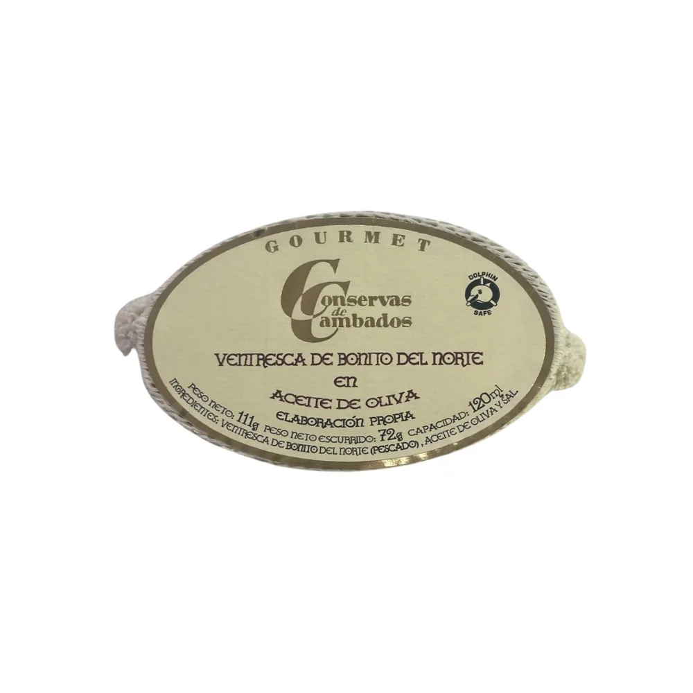 Ventresca de Bonito del Norte en Aceite de Oliva 120ml