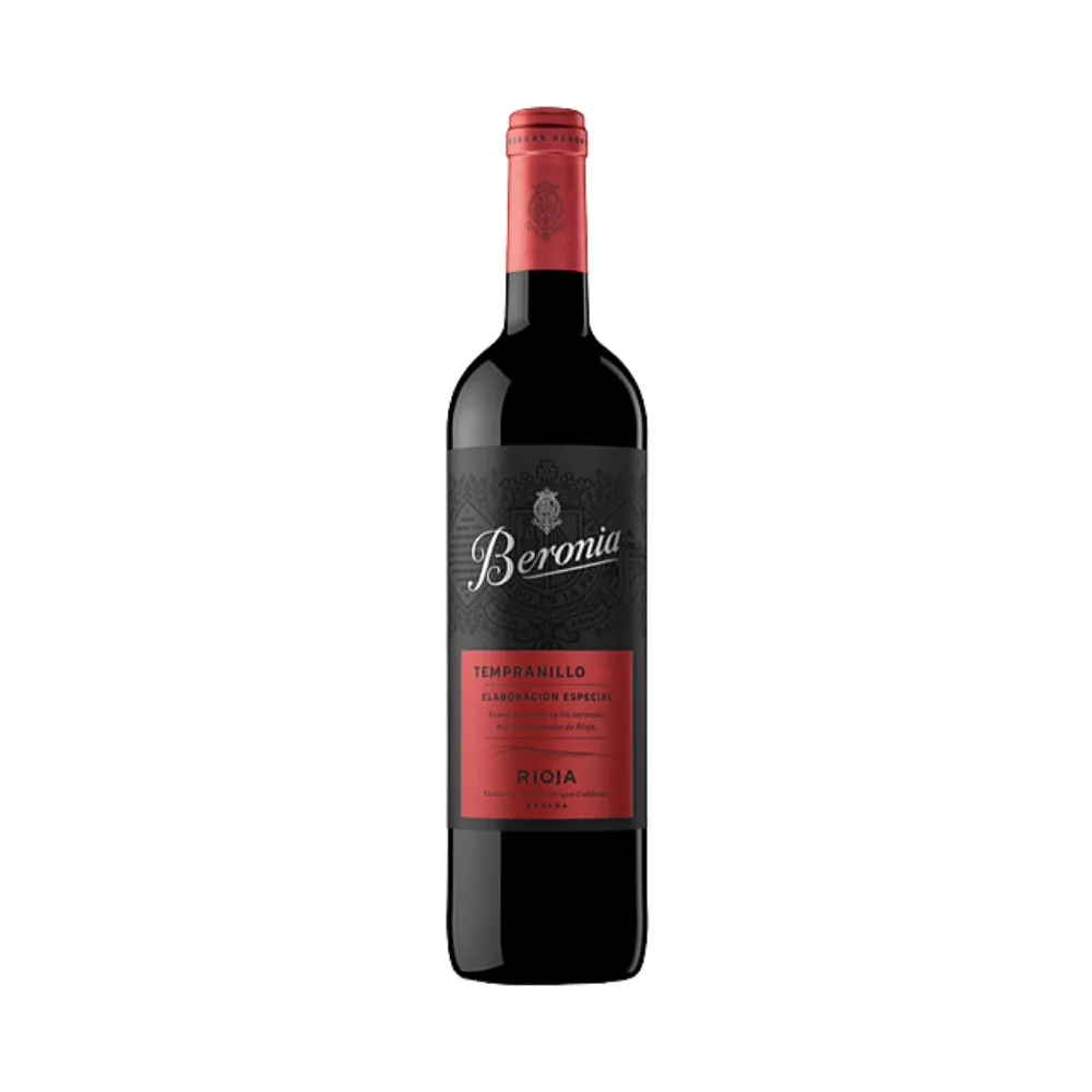 Vino Tinto Beronia Tempranillo Fermentado en Barrica 75cl
