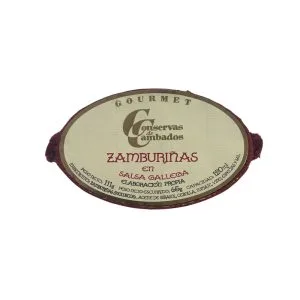 Zamburiñas en Salsa Gallega Cambados 120ml