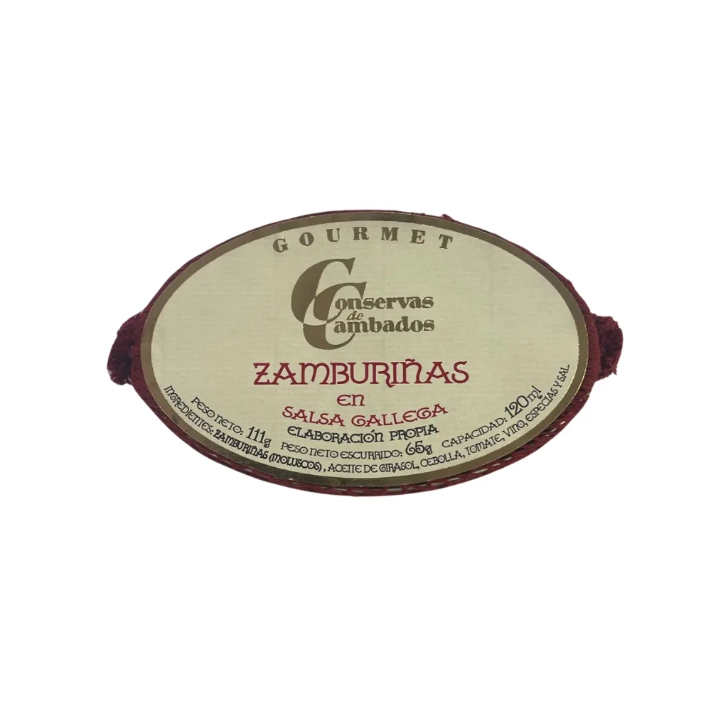 Zamburiñas en Salsa Gallega Cambados 120ml