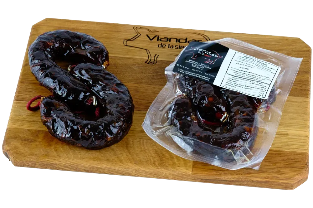 Jabuguito Ibérico Morcilla, Viandas de la Sierra (0,200 – 0,250gr) — Viandas de la Sierra