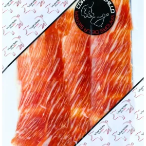 JAMÓN 50% IBÉRICO DE CEBO 100GR CORTE A CUCHILLO — Viandas de la Sierra