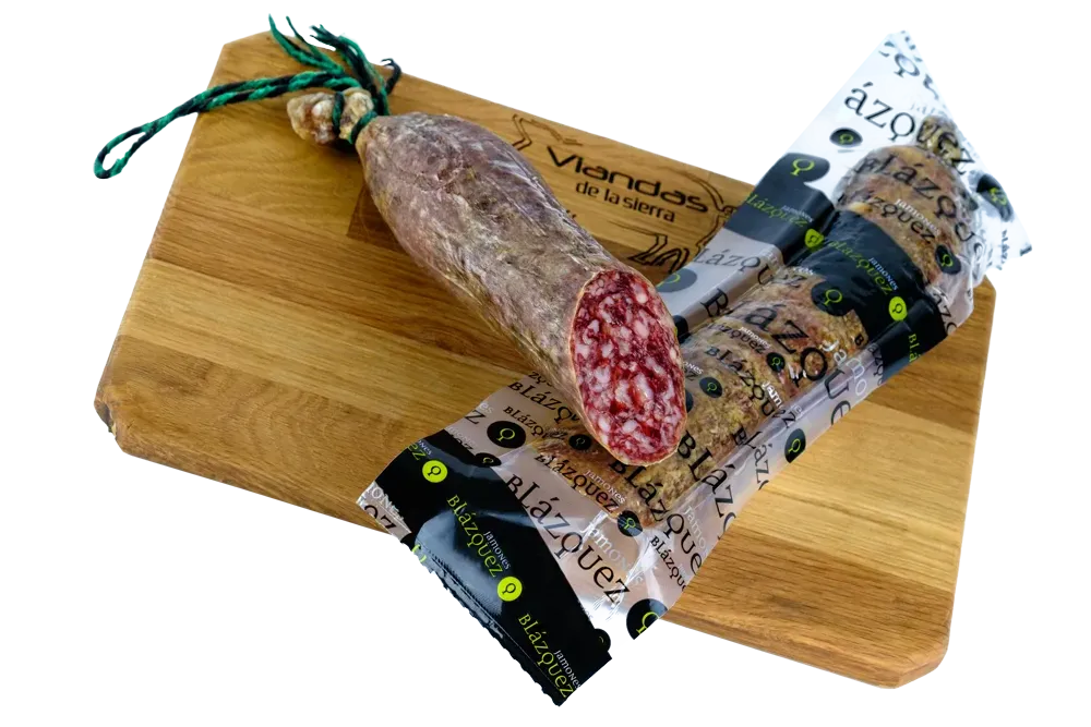 Salchichón 100% Ibérico de Bellota Jacinto Blázquez — Viandas de la Sierra